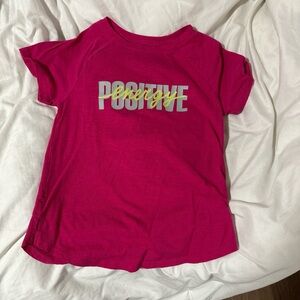 Positive Energy Kids Shirt - Pink